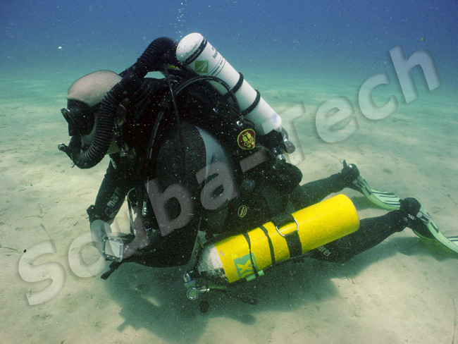 Diving the Megalodon rebreather in cyprus